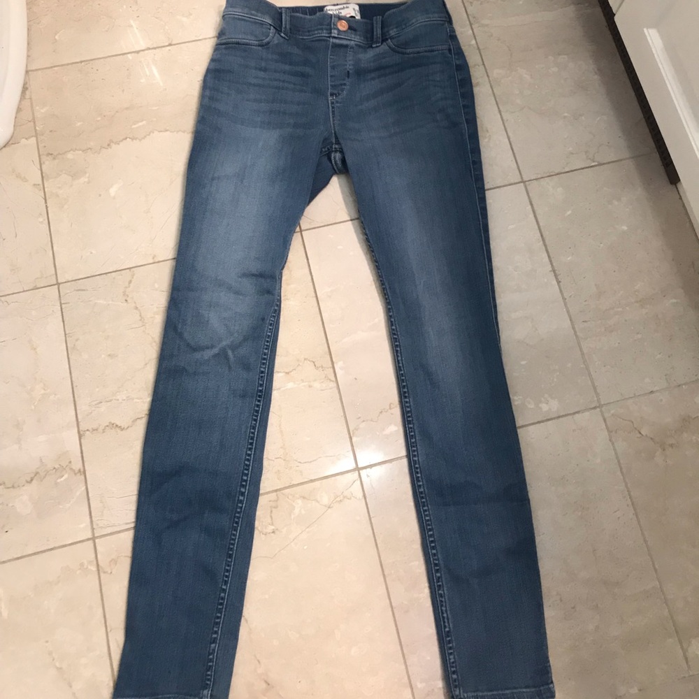 kids abercrombie pull on jeans